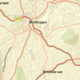 Wolfhagen Street Map