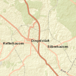Dingelstädt Street Map