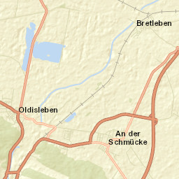 Oldisleben Street Map