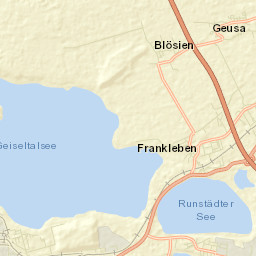 Großkayna Street Map