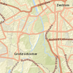 Leipzig Street Map