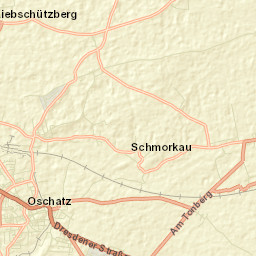 Oschatz Street Map
