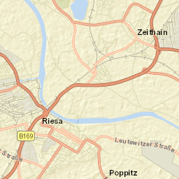 Zeithain Street Map
