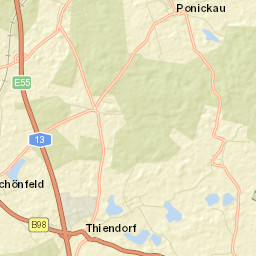 Thiendorf Street Map