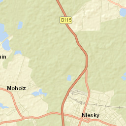 Niesky Street Map