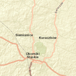 Oborniki Śląskie Street Map