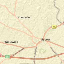 Syców Street Map