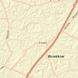 Wola Krzysztoporska Street Map