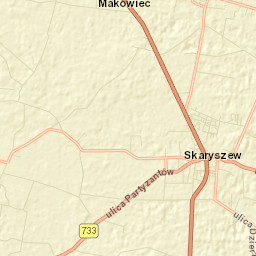 Skaryszew Street Map