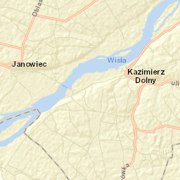 Janowiec Street Map