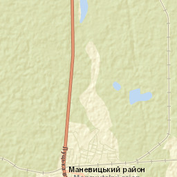 Manevychi Street Map