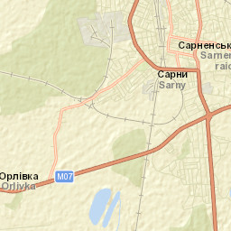 Sarny Street Map