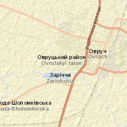 Ovruch Street Map