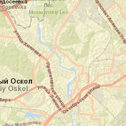 Staryy Oskol Street Map