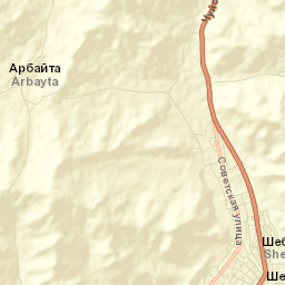 Shebalino Street Map