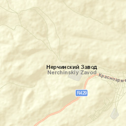 Nerchinskiy Zavod Street Map