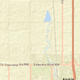 Airdrie Street Map