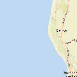 Burnham-on-Sea Street Map