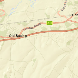 Tunworth Rd, Basingstoke, Hampshire RG25 Street Map