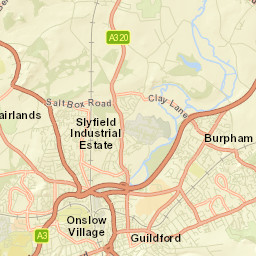 Guildford Street Map