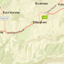 East Horsley Street Map