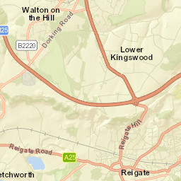 Reigate Street Map