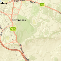 Sevenoaks Street Map