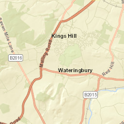 Wateringbury Street Map