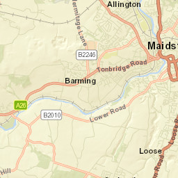 Maidstone Street Map