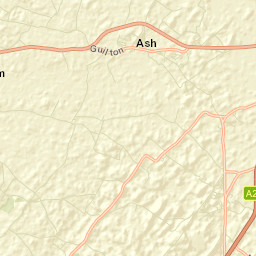 1 The Row, Chillenden, Canterbury Street Map