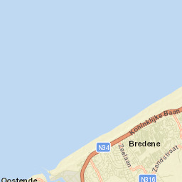 Bredene Street Map