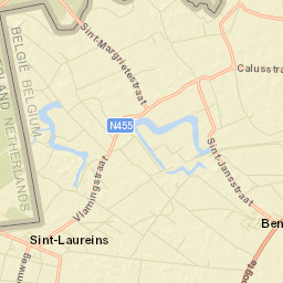 Sint-Laureins Street Map