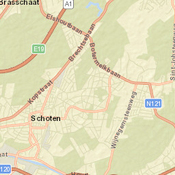 Schoten Street Map