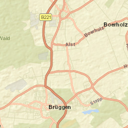 Brüggen Street Map