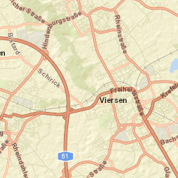 Viersen Street Map