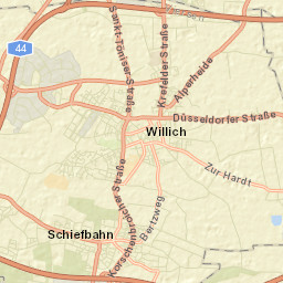 Willich Street Map