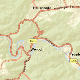 Werdohl Street Map