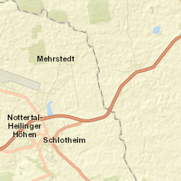 Schlotheim Street Map