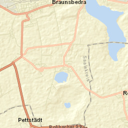 Braunsbedra Street Map