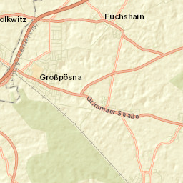 Großpösna Street Map