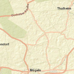 Mügeln Street Map