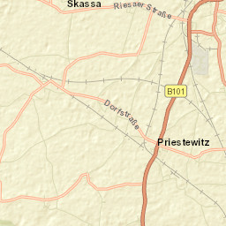 Priestewitz Street Map