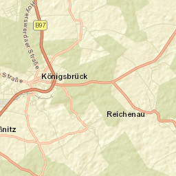 Königsbrück Street Map