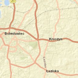 Bolesławiec Street Map
