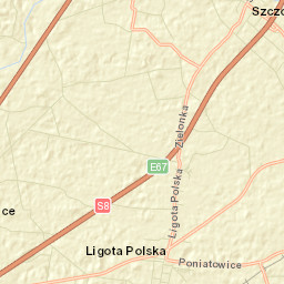 Powiat oleśnicki Street Map