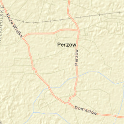 Perzów Street Map