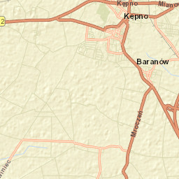Powiat kępiński Street Map