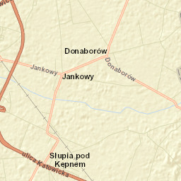 Słupia pod Kępnem Street Map