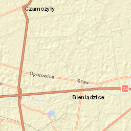 Czarnożyły Street Map