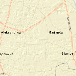 Aleksandrów Street Map